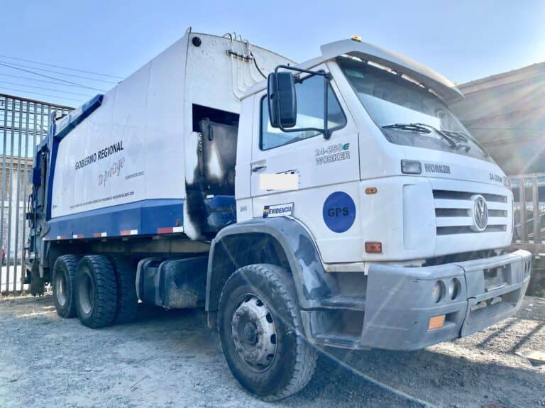 Recuperan camión recolector de basura sustraído en Pelarco