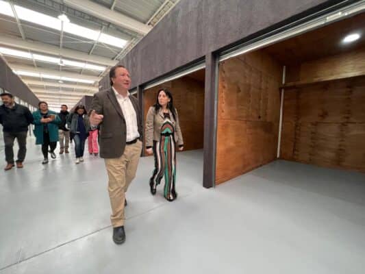 Alcalde de Talca visita instalaciones del mercado provisorio y se refiere a mercado central: “Es una obra anhelada”