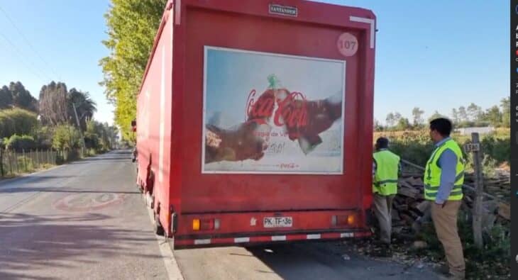 Violento asalto a camión repartidor de Coca-Cola en Sagrada Familia