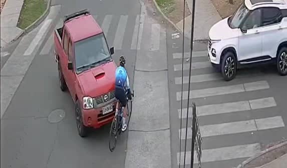 Grave accidente involucra a ciclista curicano que este domingo debe viajar a Argentina