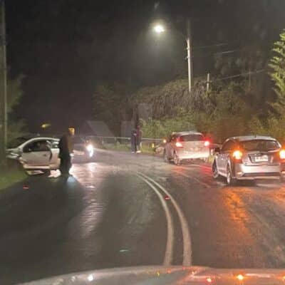 Conductor ebrio resulta lesionado en accidente de tránsito en camino a Zapallar