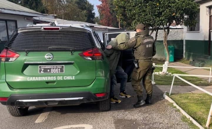 Carabineros detuvo a sujeto que baleó a dos personas en Población Manuel Rodríguez de Curicó