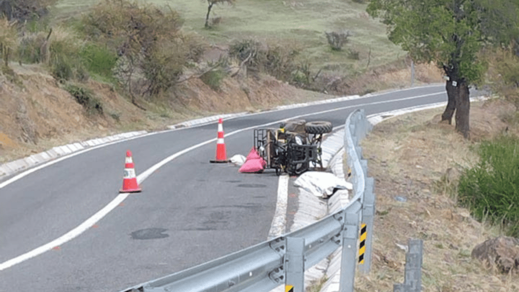 Conductor muere tras volcamiento de su cuatrimoto en Rauco