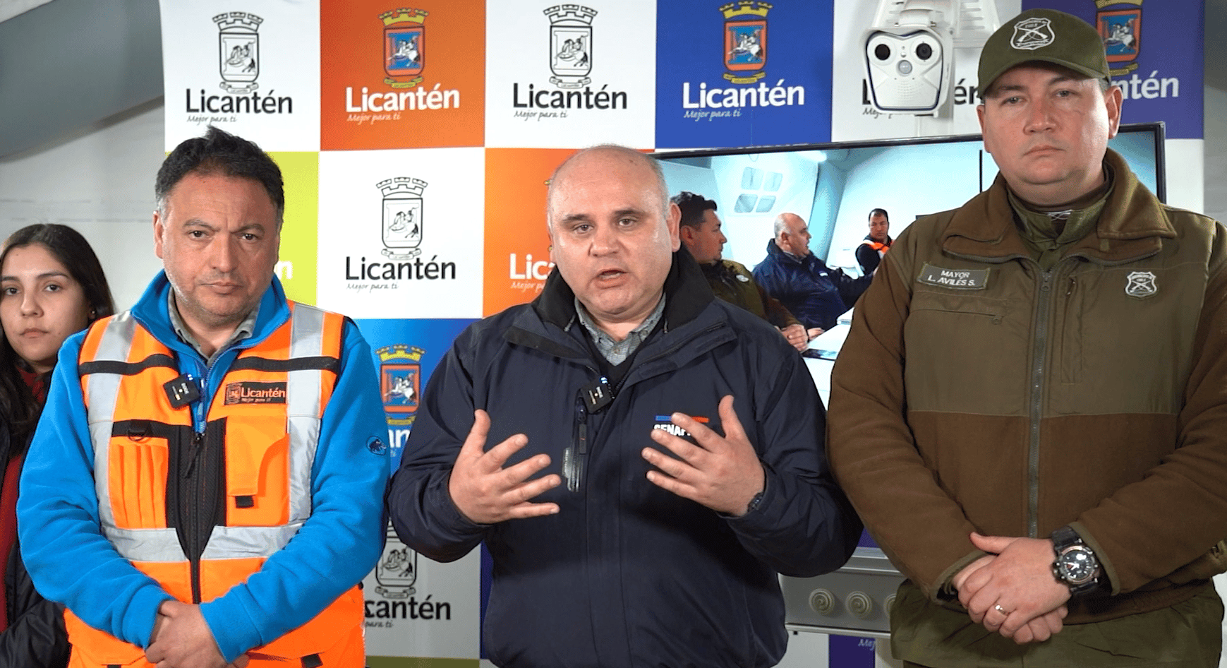 Autoridades de Licantén y Senapred Maule coordinan acciones preventivas ante nuevo sistema frontal