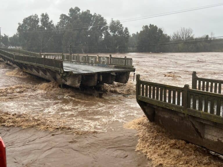 Sistema frontal: Gobierno reporta 8 puentes afectados, 200 cortes de camino y 3 localidades sin agua potable