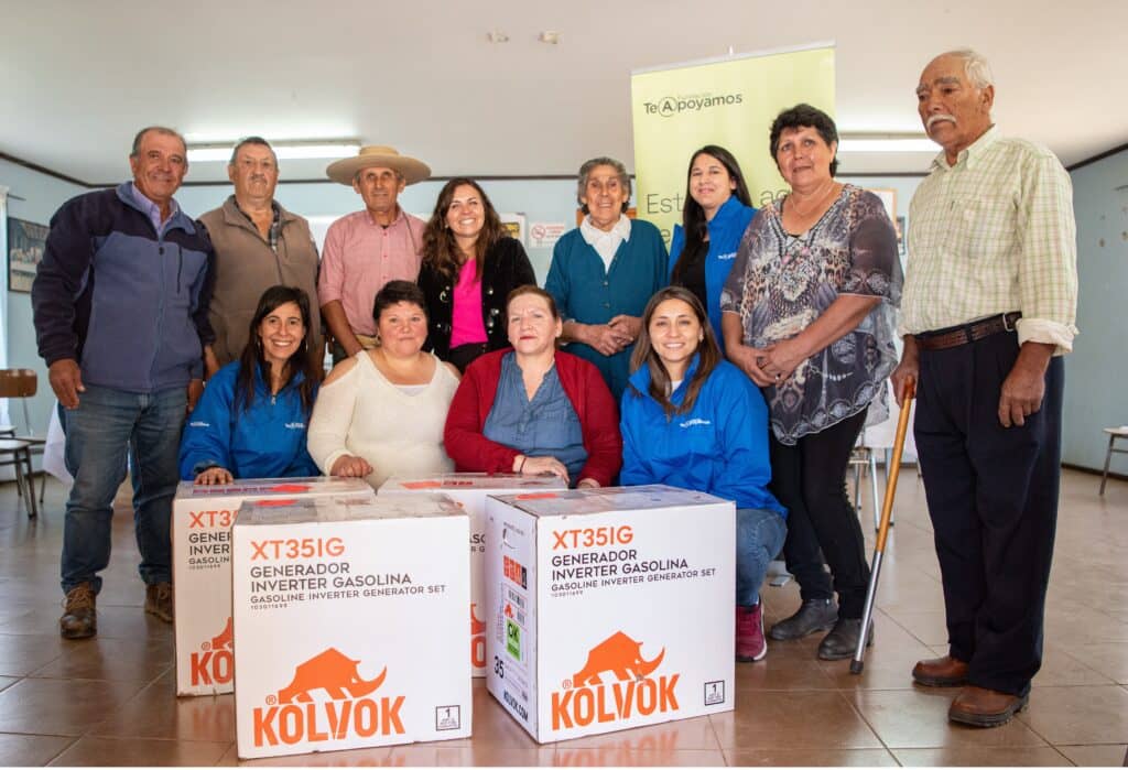 Familias de Hualañé recibieron generadores para asegurar suministro eléctrico