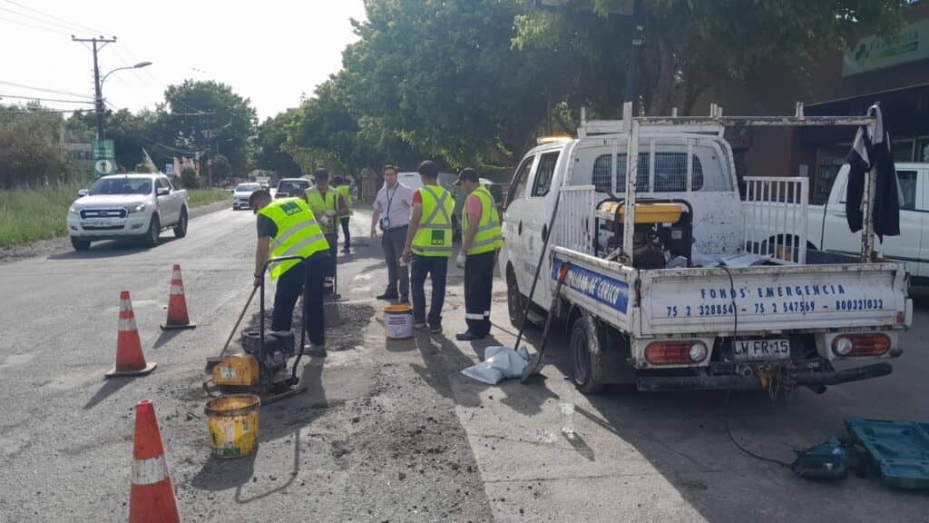 Municipio de Curicó inició plan de reparación de calzadas en sectores críticos