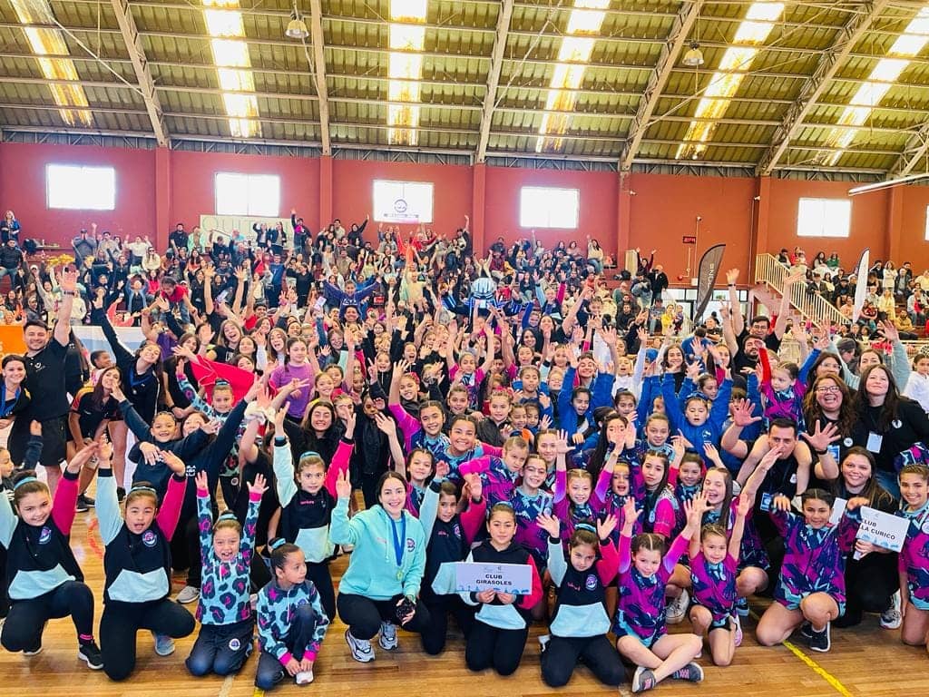 Con pleno éxito se realizó el campeonato internacional de gimnasia artística en Curicó
