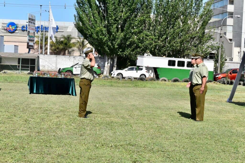 Coronel Alexis Valdivia Saez asumió como nuevo prefecto de Carabineros Curicó
