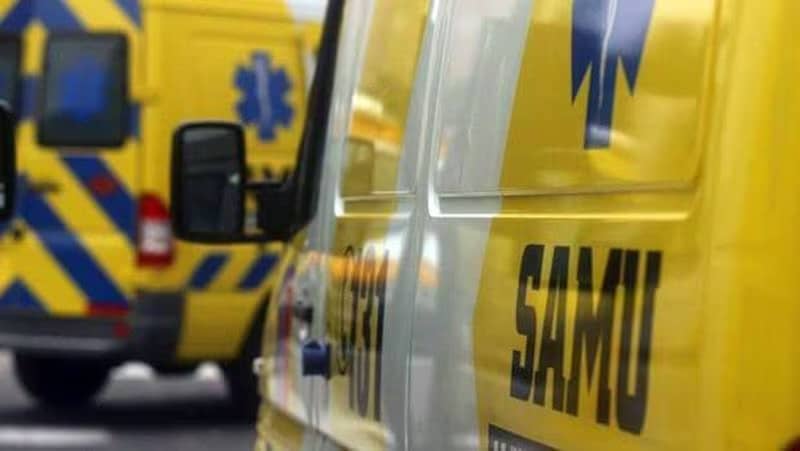 Volcamiento de motocicleta deja a dos heridos en Sagrada Familia