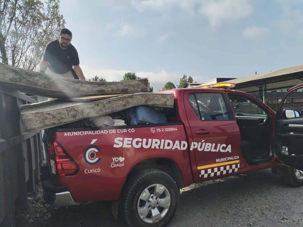 Carabineros y Seguridad Pública de Curicó retiraron de espacios públicos a personas en situación de calle