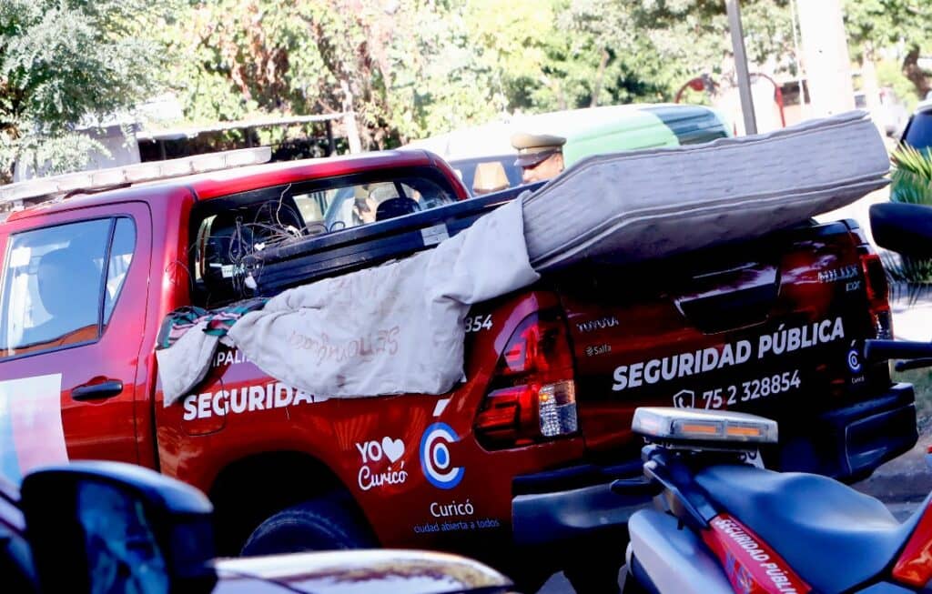 Seguridad Pública Municipal de Curicó ha retirado más de 500 carpas y 640 rucos en último semestre