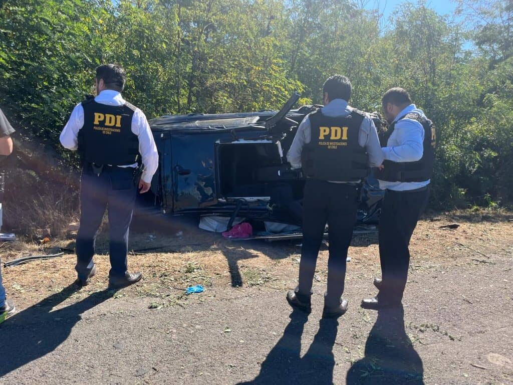 Prisión preventiva para sujetos que volcaron con drogas en Talca