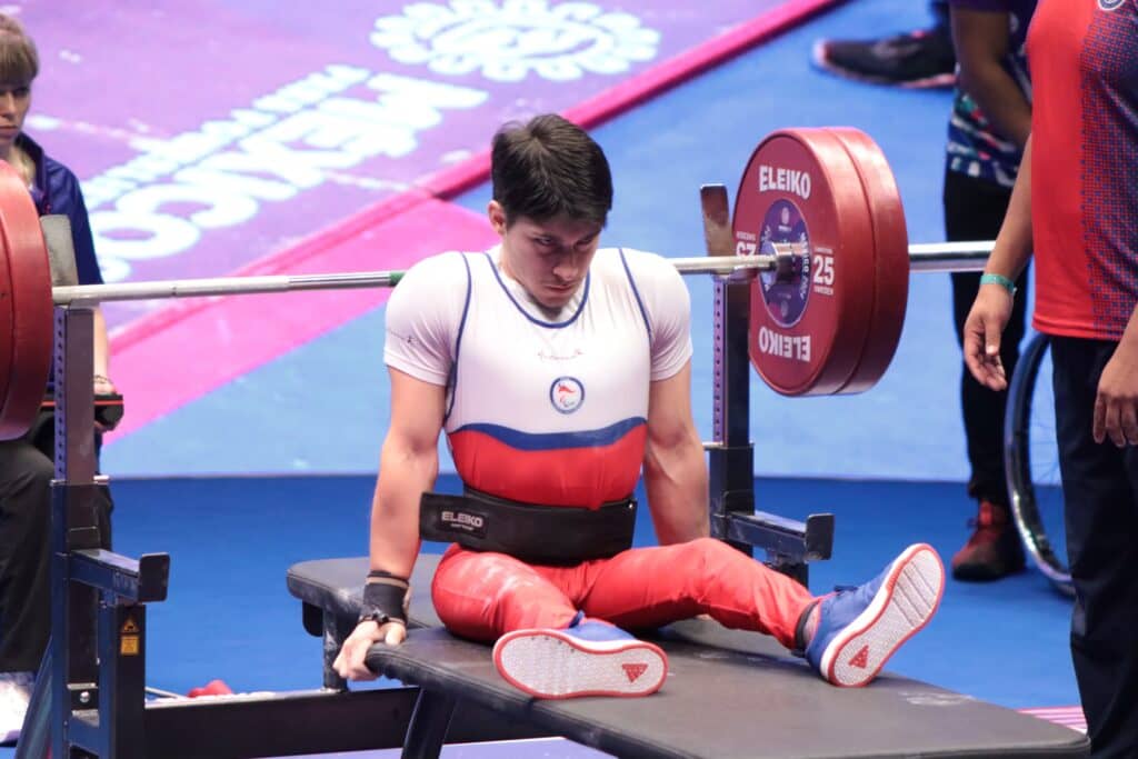 Diego Silva finalizó cuarto en la Copa Mundo de Para Powerlifting de Acapulco