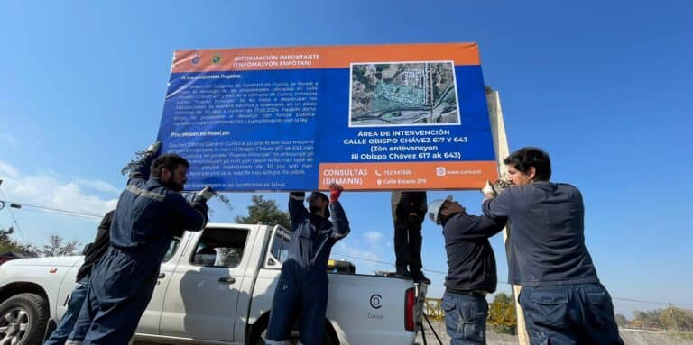 Municipio curicano comenzó etapa informativa ante inminente desalojo de Dragones Sur