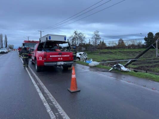 Dos personas pierden la vida en accidente de tránsito ocurrido en la Ruta J-60