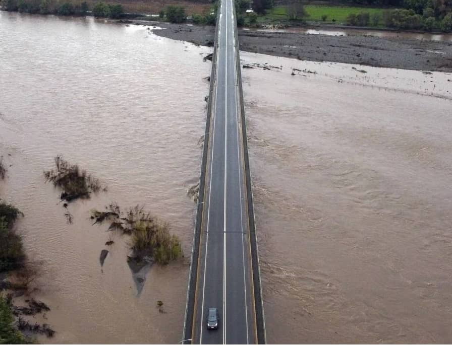 Cuatro comunas de la provincia de Curicó están en Alerta Amarilla por crecida del Río Mataquito