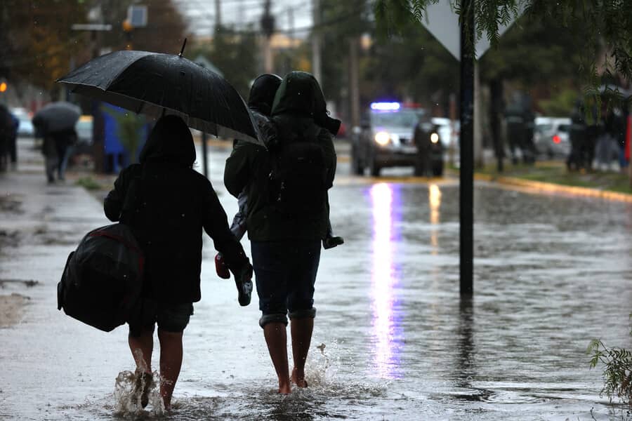 Senapred decretó Alerta Temprana Preventiva por sistema frontal que ingresó este lunes al Maule