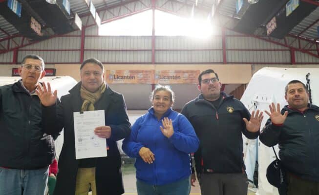 Municipio de Licantén entregó nueva subvención para el Cuerpo de Bomberos