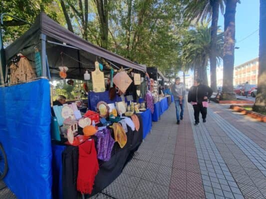 Municipio de Curicó invita a Feria de Emprendedores instalada en Plaza de Armas