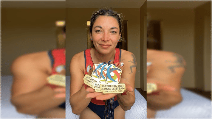 Evelyn Ortíz triple campeona panamericana máster en Estados Unidos