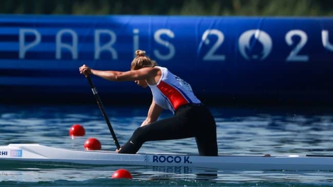 Karen Roco también se metió en las semifinales del canotaje