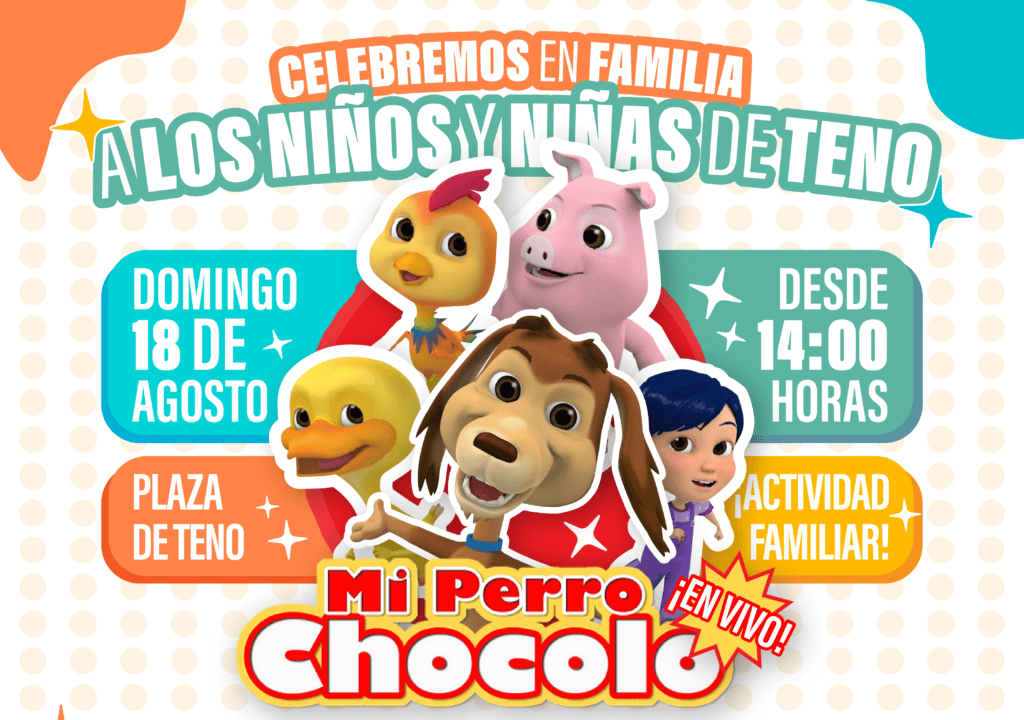 Municipio de Teno celebrará el Día de la Niñez con show del Perro Chocolo