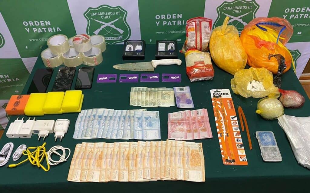 Carabineros detuvo a dos sujetos por arrojar drogas al interior de la Cárcel de Talca