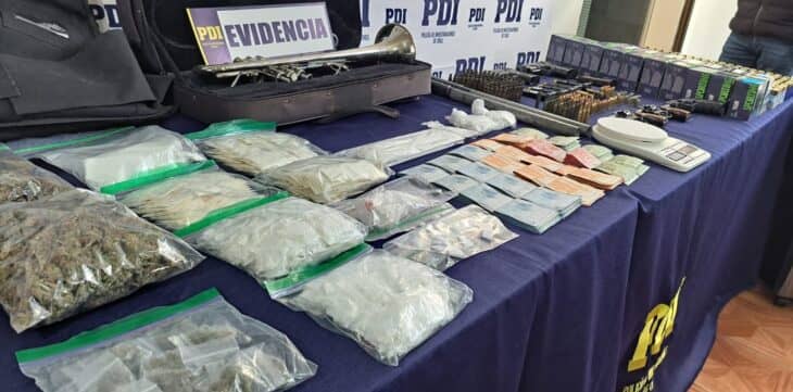 Tribunal dejó en prisión preventiva a banda criminal de Teno imputada por delitos violentos y tráfico de drogas