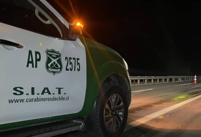 Ciclista murió en accidente de tránsito en la Ruta 5 frente a Teno