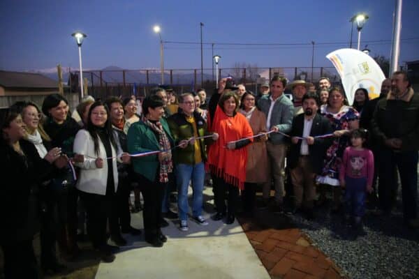 Municipio de Teno inaugura nueva plaza para la comunidad de Santa Rebeca