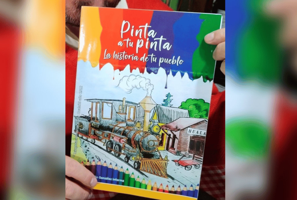 Padre e hija lanzaron en Hualañé la revista para niños “Pinta A Tu Pinta La Historia De Tu Pueblo”