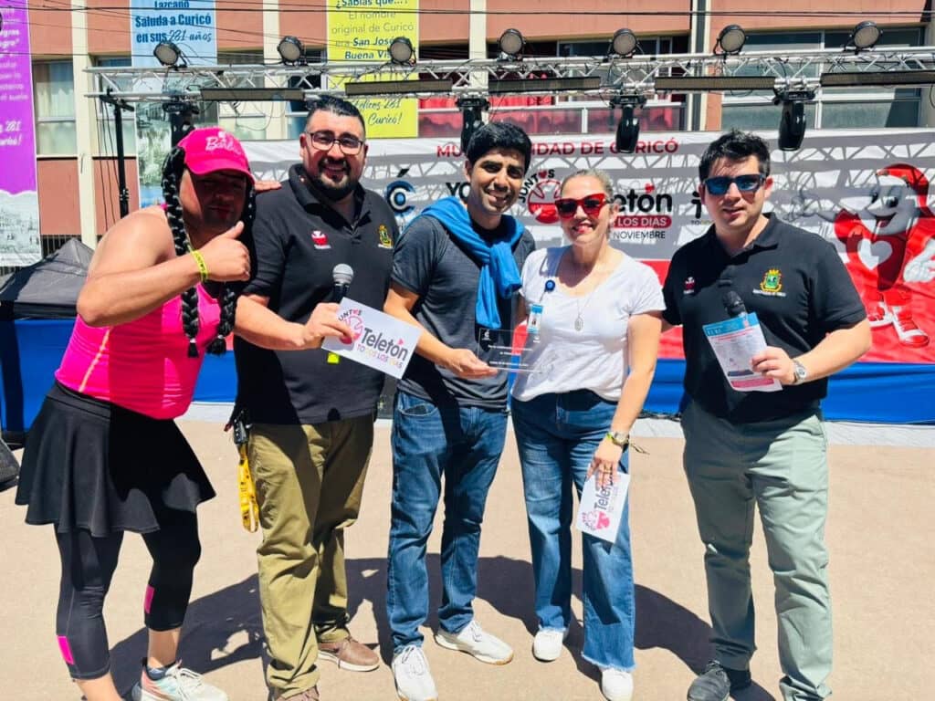 Corporación de Deportes de Curicó recibió reconocimiento por su compromiso con la Teletón