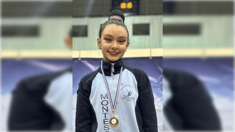 Gimnasta curicana brilla en campeonato federado alzándose como promesa regional