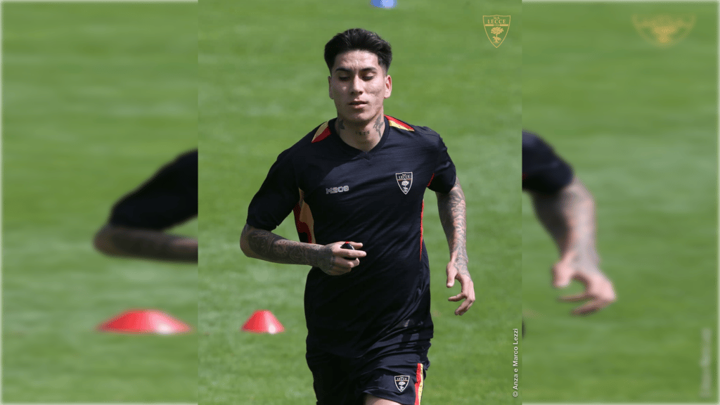 Matías Pérez comienza los entrenamientos con el Lecce de la Serie A