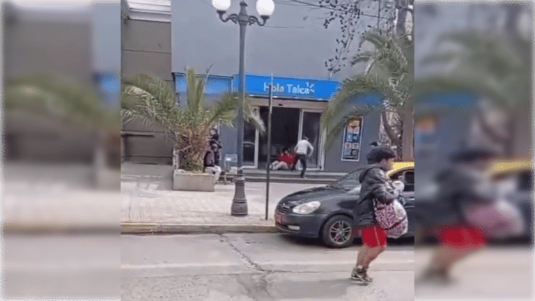 Delivery resulta baleado tras confuso incidente en supermercado de Talca