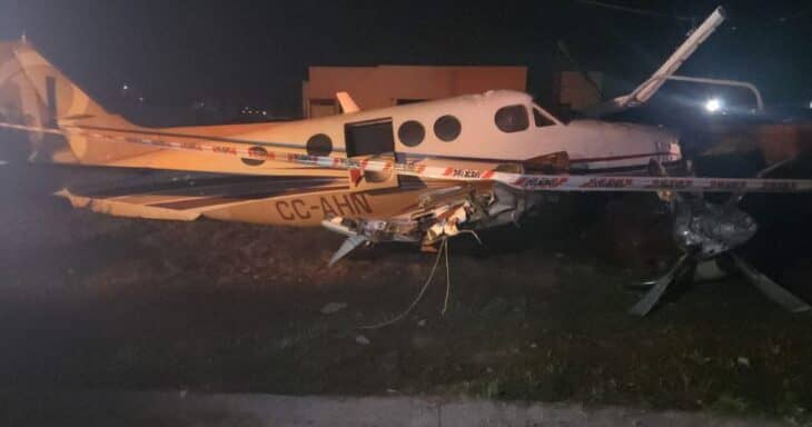 Avioneta se precipita dejando cuatro heridos en la región de O´higgins