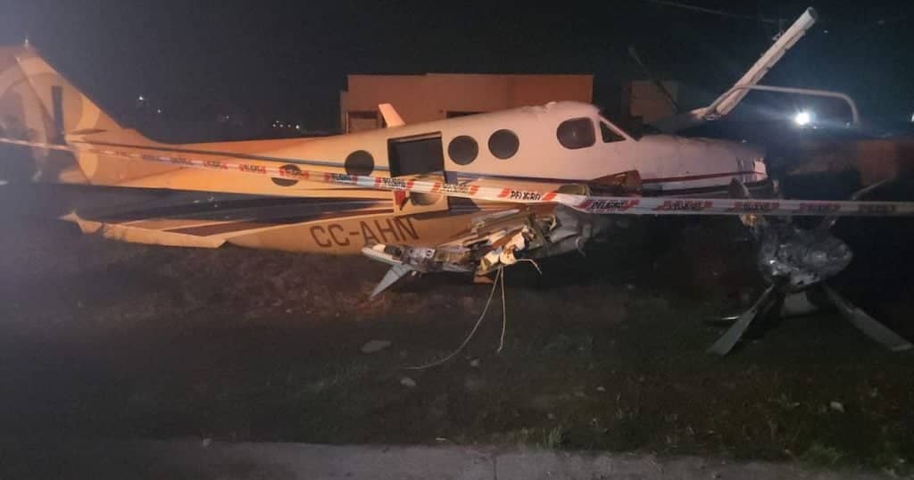 Avioneta se precipita dejando cuatro heridos en la región de O´higgins