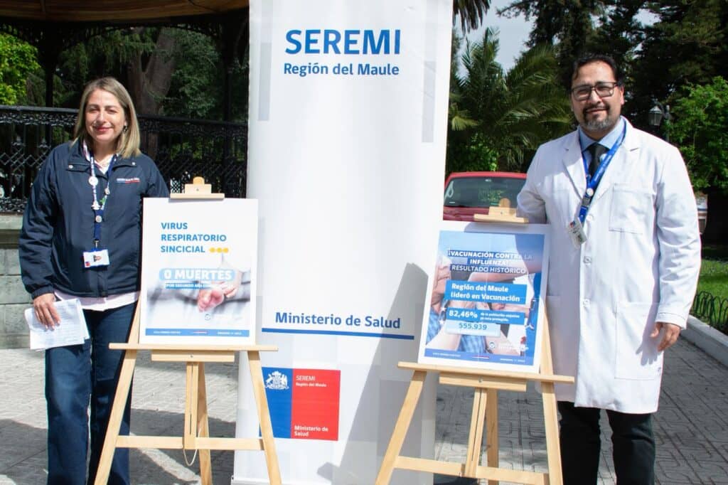 Región del Maule lideró vacunación contra la influenza en Campaña de Invierno 2025
