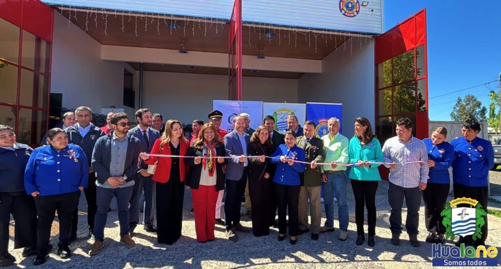 Municipio de Hualañé inauguró mejoramiento de cuartel de Bomberos y reductores de velocidad en La Huerta de Mataquito