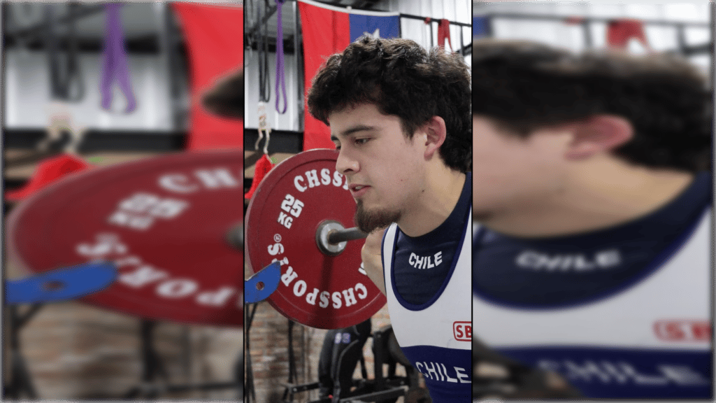 Benjamín "Osso" Osses brilla en el powerlifting a sus 23 Años