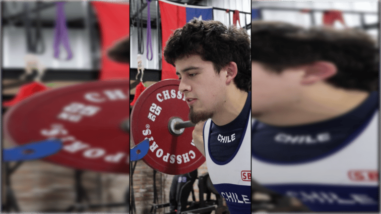 Benjamín "Osso" Osses brilla en el powerlifting a sus 23 Años