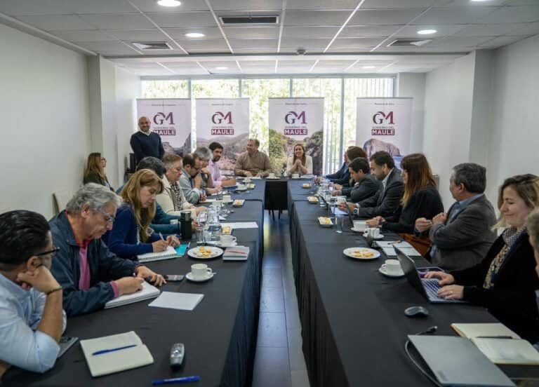 Gobernador regional del Maule lidera mesa de trabajo para recuperar paradas intermedias del Ramal Talca-Constitución