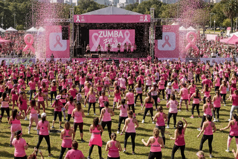 Invitan a Gran Masivo de "Zumba Rosa" para fomentar la prevención del cáncer de mama