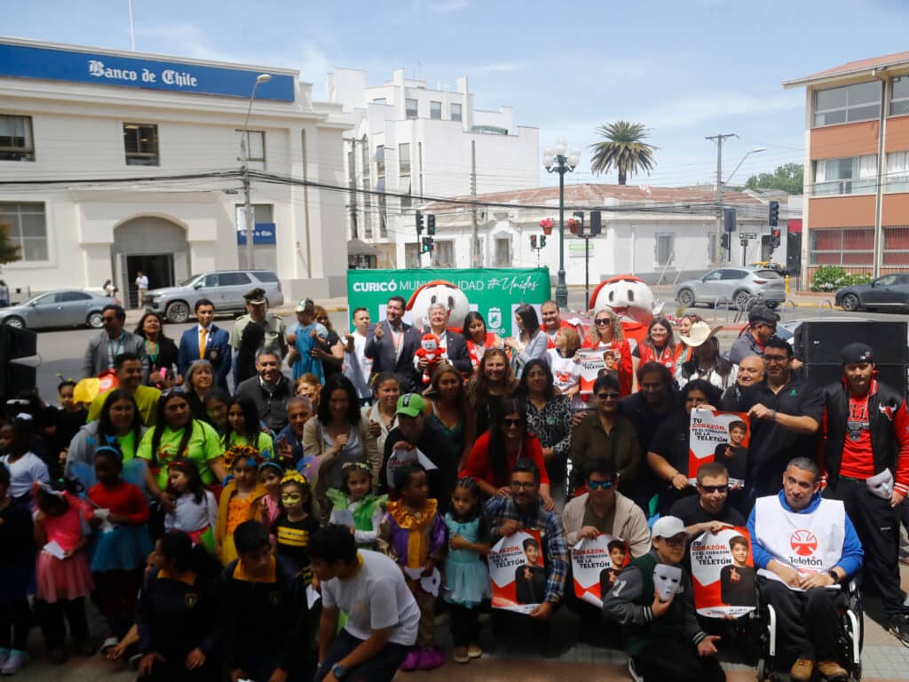 Municipio de Curicó realizó lanzamiento de la Teletón 2025 en la comuna