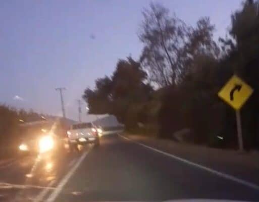 Captan a conductor en estado de ebriedad zigzagueando en sector Cuatro Bocas