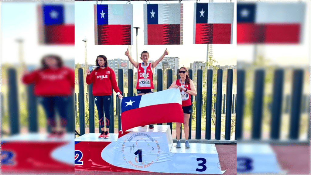 ¡Oro sudamericano! Curicana Paula Torres se corona campeona en el lanzamiento de jabalina máster en Santiago
