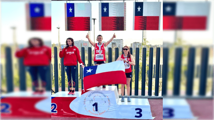 ¡Oro sudamericano! Curicana Paula Torres se corona campeona en el lanzamiento de jabalina máster en Santiago