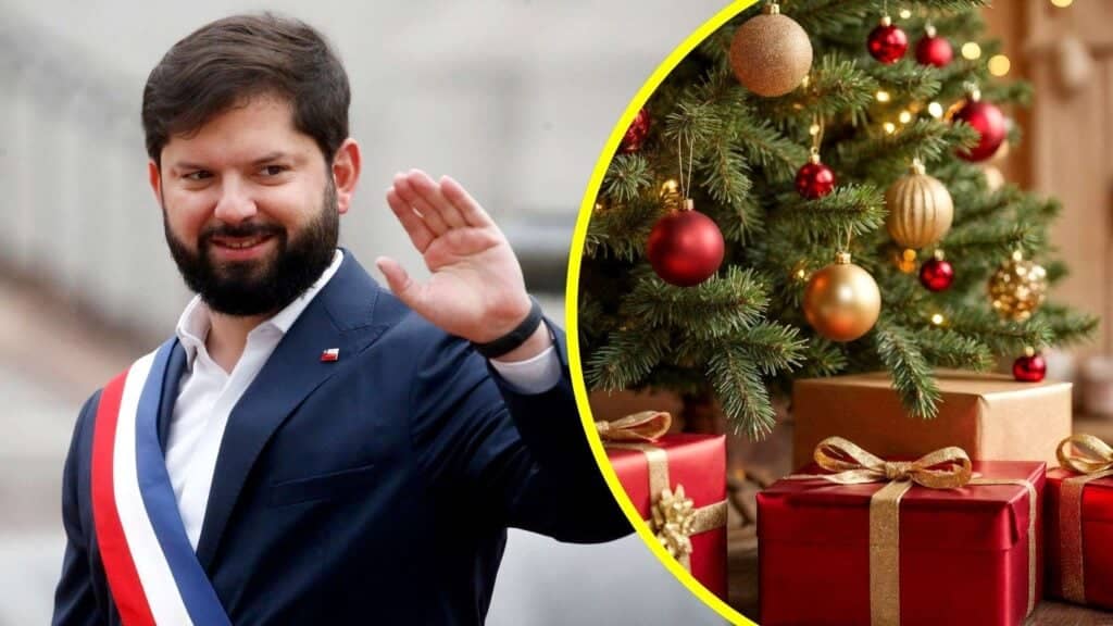 Gabriel Boric comparte su último saludo navideño como Presidente