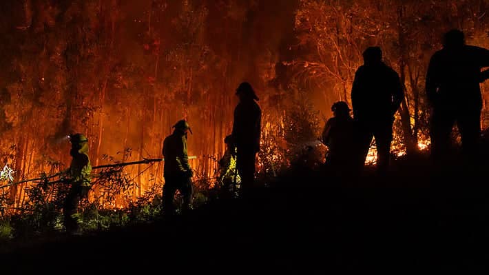 Arresto domiciliario nocturno para acusado de incendio en Lirquén